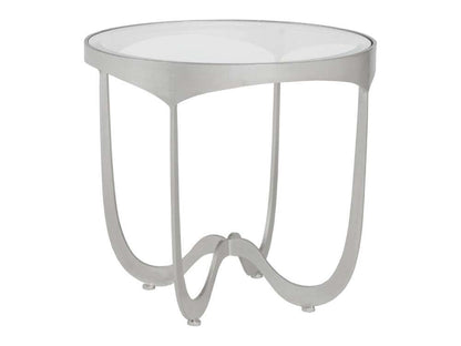 Artistica Home - Metal Designs Sophie Round End Table - Argento - 01-2232-953-46 veiw 1