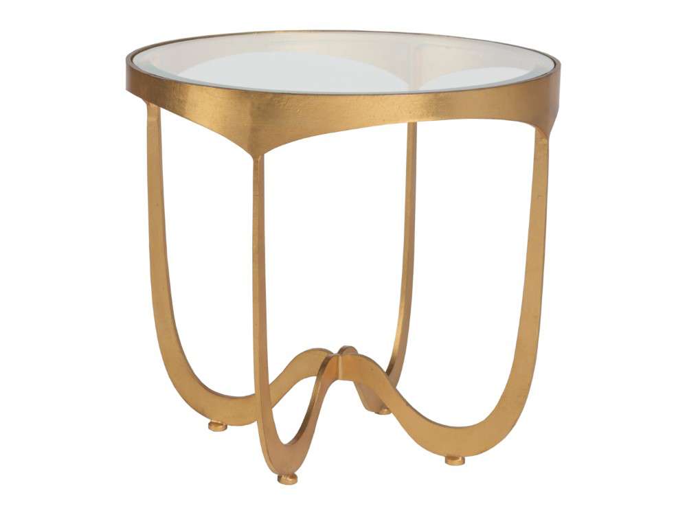 Artistica Home - Metal Designs Sophie Round End Table - Gold Leaf - 01-2232-953-48 veiw 1