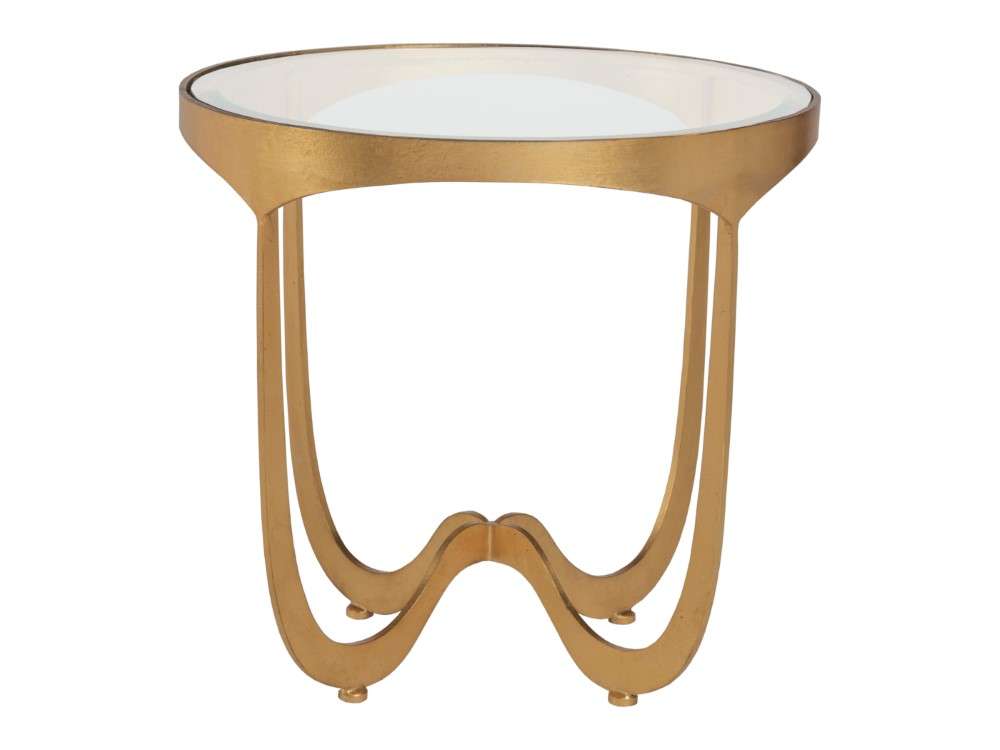 Artistica Home - Metal Designs Sophie Round End Table - Gold Leaf - 01-2232-953-48 veiw 2
