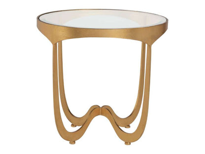 Artistica Home - Metal Designs Sophie Round End Table - Gold Leaf - 01-2232-953-48 veiw 2