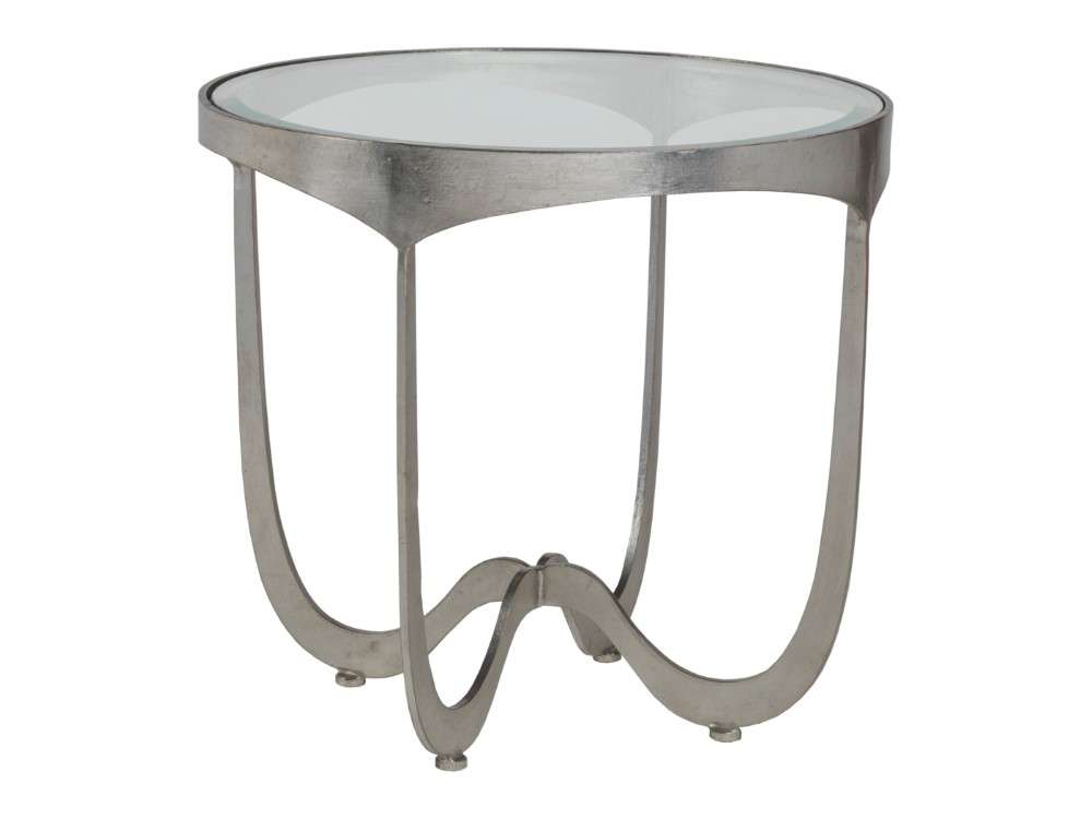 Artistica Home - Metal Designs Sophie Round End Table - Silver - 01-2232-953-47 veiw 1