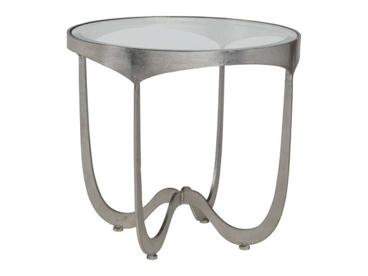 Artistica Home - Metal Designs Sophie Round End Table - Silver - 01-2232-953-47 veiw 1