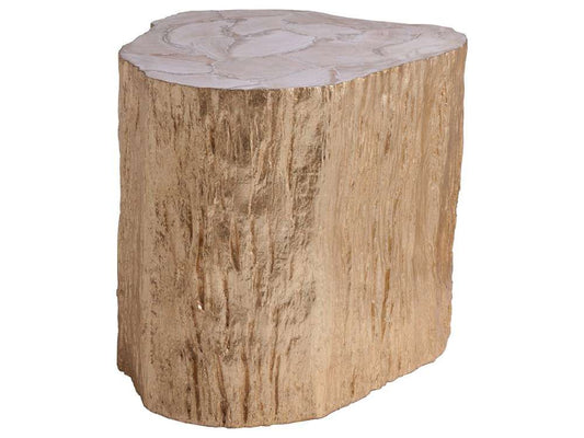 Artistica Home - Signature Designs Trunk Segment Side Table - Gold Leaf - Gold - 01-2036-952 veiw 1