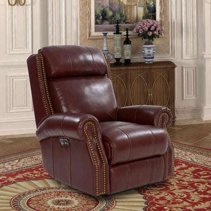 BarcaLounger - Blair Big & Tall Power Recliner w/Power Head Rest Marisol Cabernet - 9PH3354571576 veiw 5