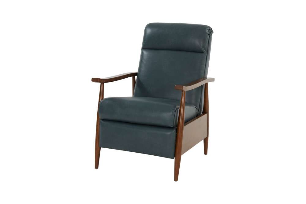 BarcaLounger - Hampton Push Thru The Arms Recliner Roma Bluegray - 71158571344 veiw 2