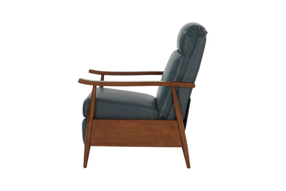 BarcaLounger - Hampton Push Thru The Arms Recliner Roma Bluegray - 71158571344 veiw 4