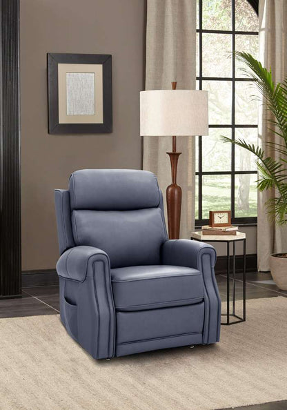 BarcaLounger - Lance Power Lift Recliner w/Power Head Rest, Power Lumbar & Heat Sorrento Ocean - 23PHLH1210375247 veiw 1