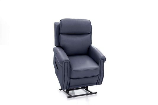 BarcaLounger - Lance Power Lift Recliner w/Power Head Rest, Power Lumbar & Heat Sorrento Ocean - 23PHLH1210375247 veiw 3