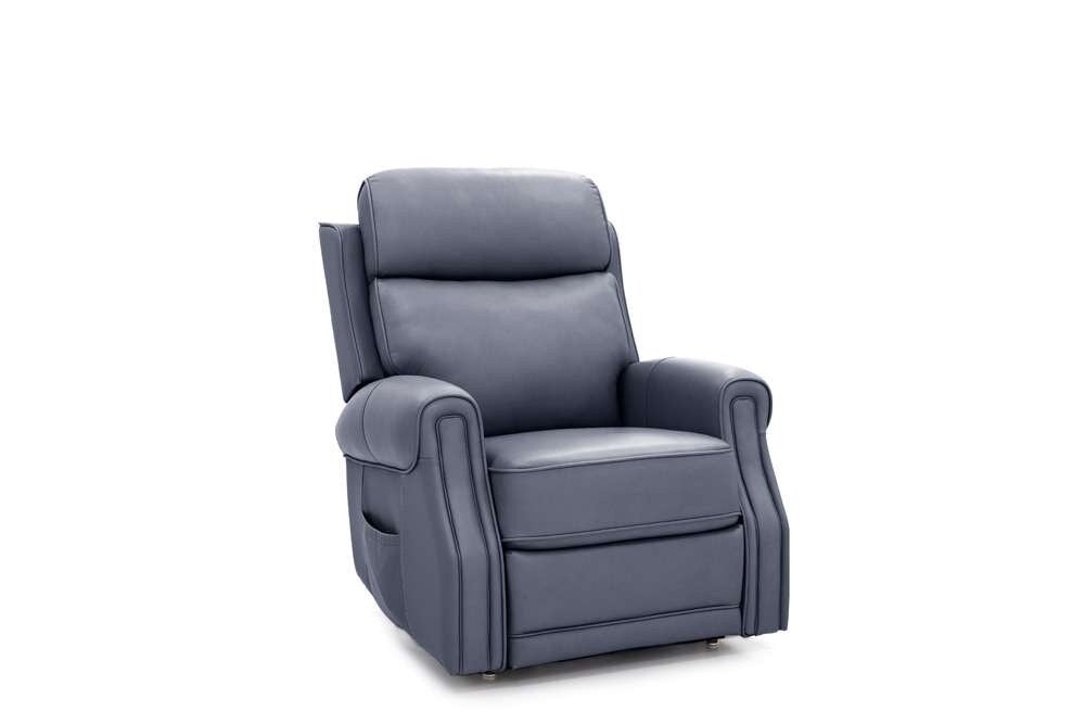 BarcaLounger - Lance Power Lift Recliner w/Power Head Rest, Power Lumbar & Heat Sorrento Ocean - 23PHLH1210375247 veiw 4