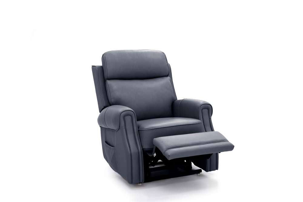 BarcaLounger - Lance Power Lift Recliner w/Power Head Rest, Power Lumbar & Heat Sorrento Ocean - 23PHLH1210375247 veiw 5