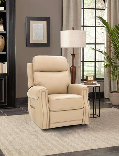 BarcaLounger - Lance Power Lift Recliner w/Power Head Rest, Power Lumbar & Heat Sorrento Sand - 23PHLH1210375284 veiw 1