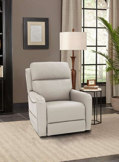 BarcaLounger - Longview Power Lift Recliner w/Power Head Rest, Power Lumbar & Heat Rainer Dove - 23PHLH1211375091 veiw 1