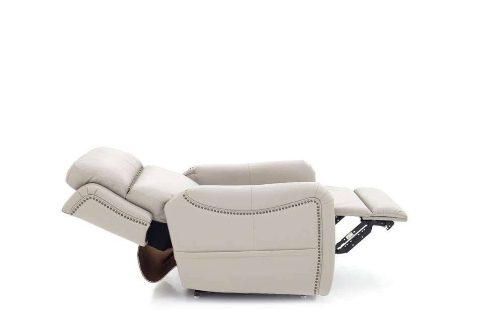 BarcaLounger - Longview Power Lift Recliner w/Power Head Rest, Power Lumbar & Heat Rainer Dove - 23PHLH1211375091 veiw 4