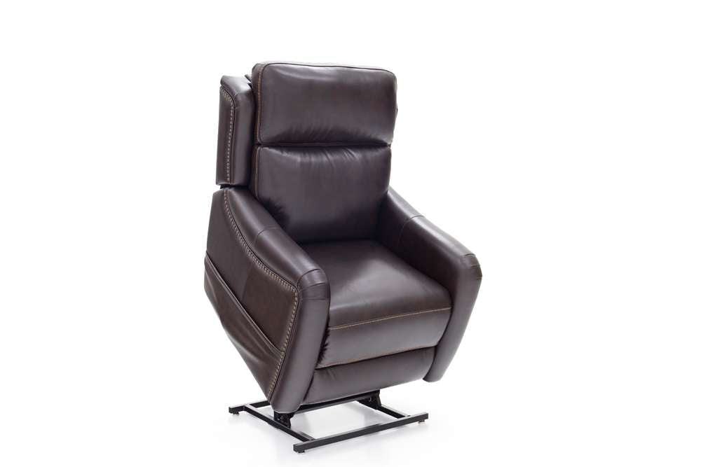 BarcaLounger - Longview Power Lift Recliner w/Power Head Rest, Power Lumbar & Heat Rainer Walnut - 23PHLH1211375089 veiw 2