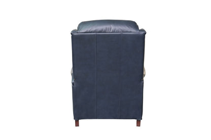 BarcaLounger - Meade Recliner Shoreham Blue Leather - 73058570047 veiw 6