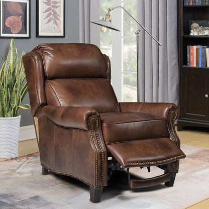 BarcaLounger - Meade Recliner Worthington Cognac Leather - 73058546085 veiw 6