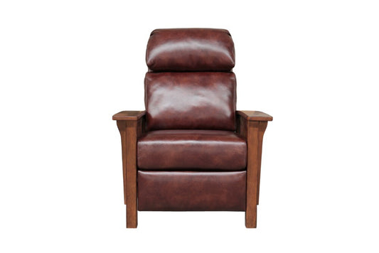 BarcaLounger - Mission Recliner Wenlock Fudge Leather - 73323570287 veiw 2