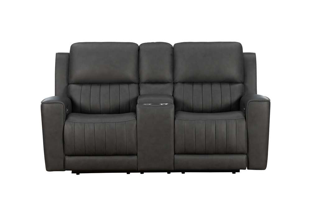 BarcaLounger - Pierce Zero Gravity Power Reclining Loveseat w/Power Head Rests, Power Lumbar & Console in Dark Gray - 24PHL1303376196 veiw 1