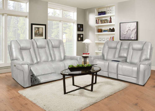BarcaLounger - Sanibel - Console Loveseat w/Power Recline, Power Head Rests, Power Lumbar & Wireless Charger (Lay Flat) - 24PHL1192375091 veiw 2