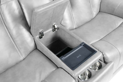 BarcaLounger - Sanibel - Console Loveseat w/Power Recline, Power Head Rests, Power Lumbar & Wireless Charger (Lay Flat) - 24PHL1192375091 veiw 9