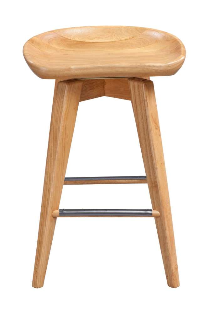 Boraam - 24in Bali Swivel Stool in Natural - 56124 veiw 3