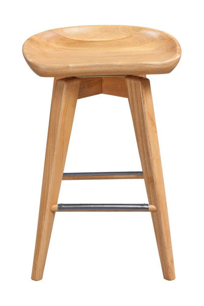 Boraam - 24in Bali Swivel Stool in Natural - 56124 veiw 3