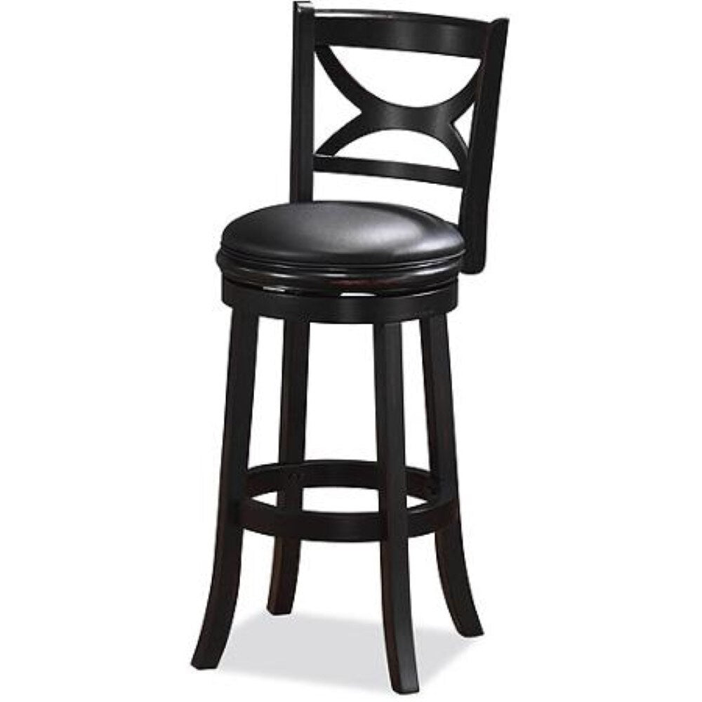 Boraam - 24in Florence Swivel Stool in Black Sandthru - 45724 veiw 1