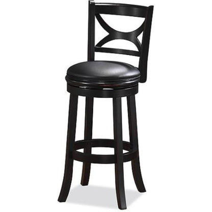 Boraam - 24in Florence Swivel Stool in Black Sandthru - 45724 veiw 1
