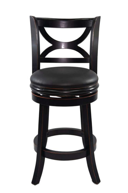 Boraam - 24in Florence Swivel Stool in Black Sandthru - 45724 veiw 3
