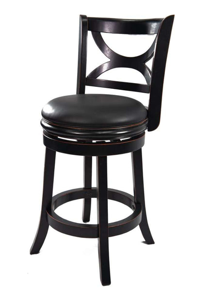 Boraam - 24in Florence Swivel Stool in Black Sandthru - 45724 veiw 6