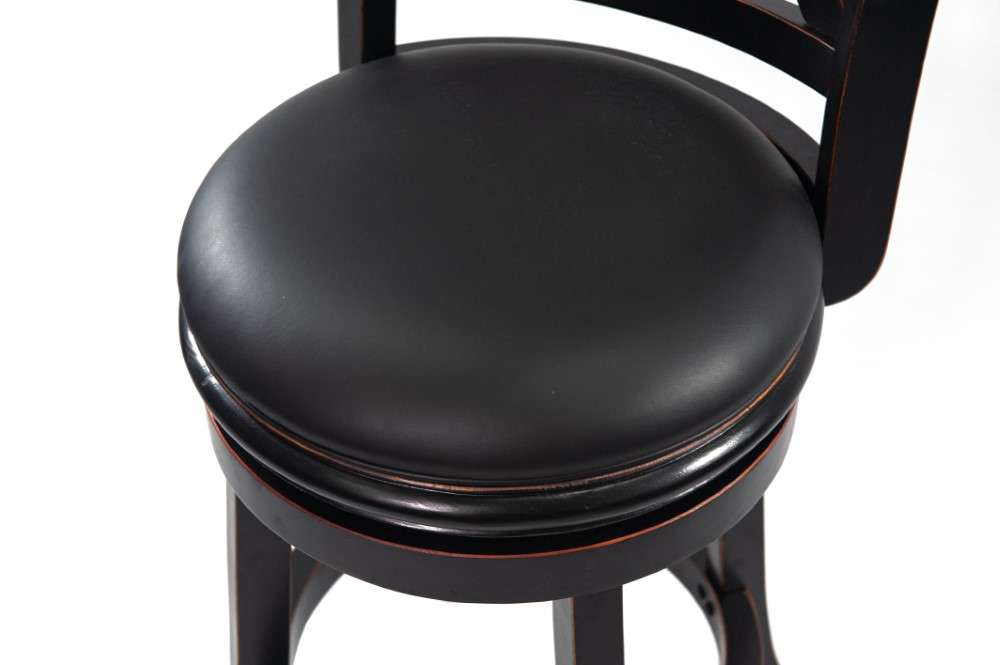 Boraam - 24in Florence Swivel Stool in Black Sandthru - 45724 veiw 7