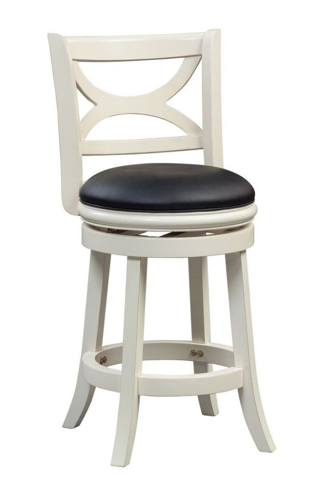 Boraam - Florence 25in Swivel Counter Stool - Cream - 43724 veiw 1