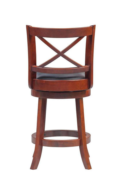 Boraam - 24in Georgia Swivel Stool in Cherry - 49624 veiw 2