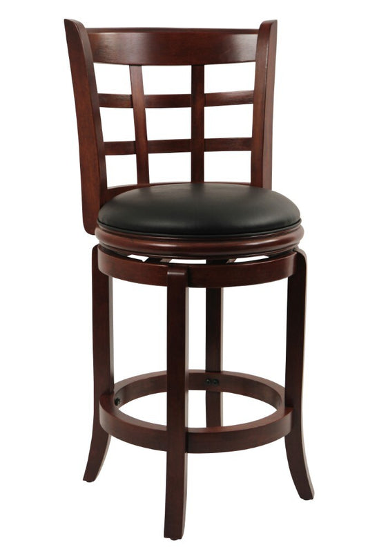 Boraam - 24in Kyoto Swivel Stool in Cherry - 41224 veiw 1