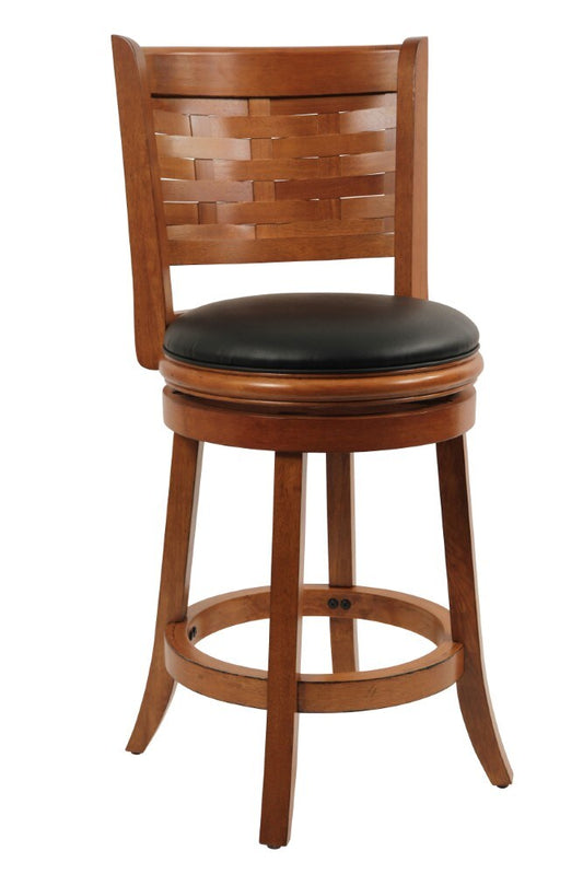 Boraam - 24in Sumatra Swivel Stool in Brush Oak - 41024 veiw 1
