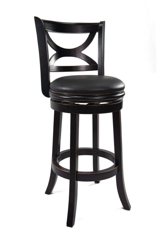 Boraam - 29in Florence Swivel Stool in Black Sandthru - 45729 veiw 1