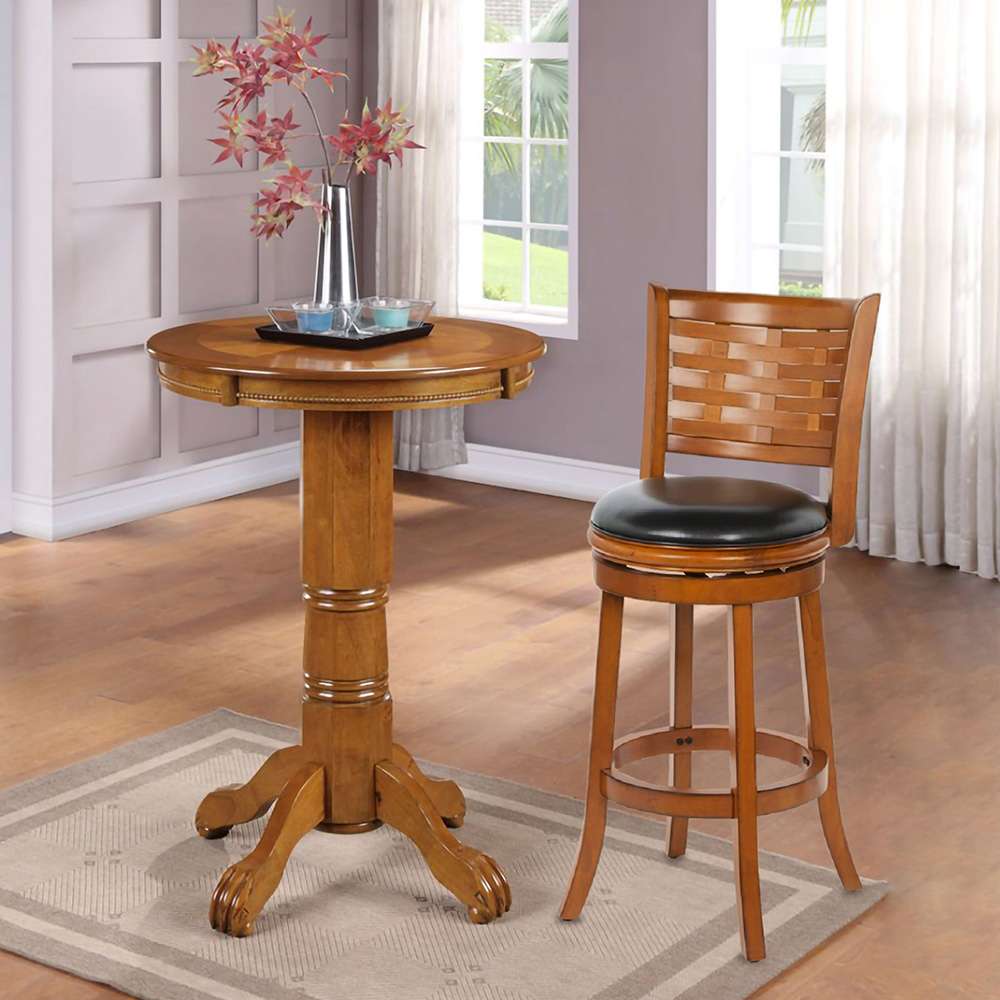 Boraam - 29in Sumatra Swivel Stool in Brush Oak - 41029 veiw 6