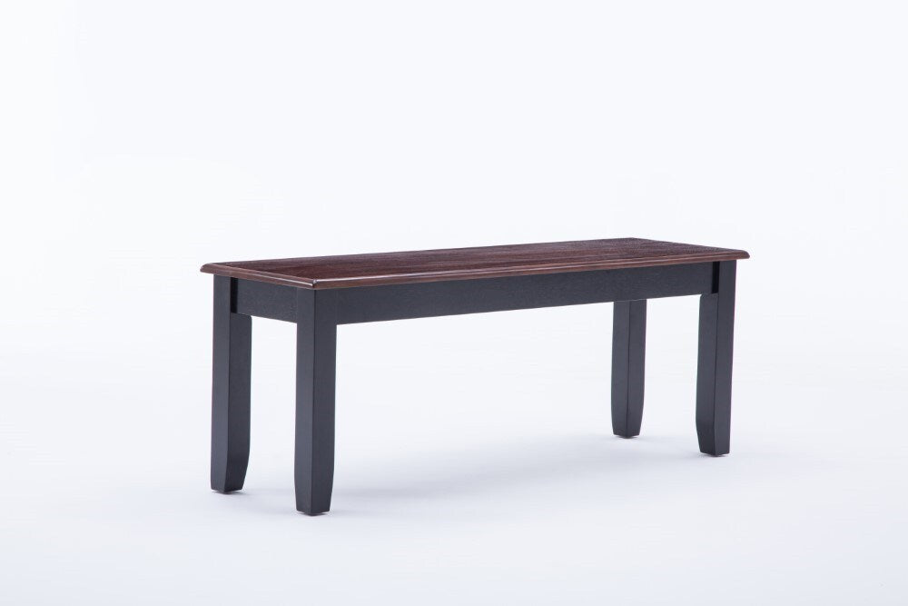 Boraam - Bloomington Bench in Black and Cherry - 21032 veiw 1