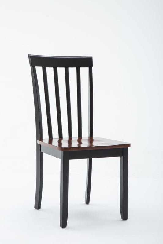 Boraam - Bloomington Dining Chair in Black and Cherry (Set of 2) - 21031 veiw 1
