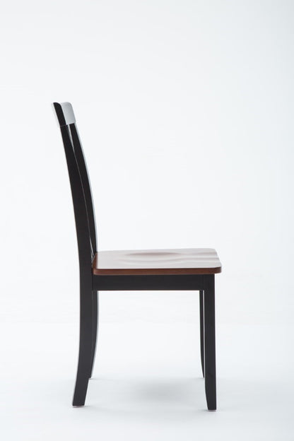 Boraam - Bloomington Dining Chair in Black and Cherry (Set of 2) - 21031 veiw 3