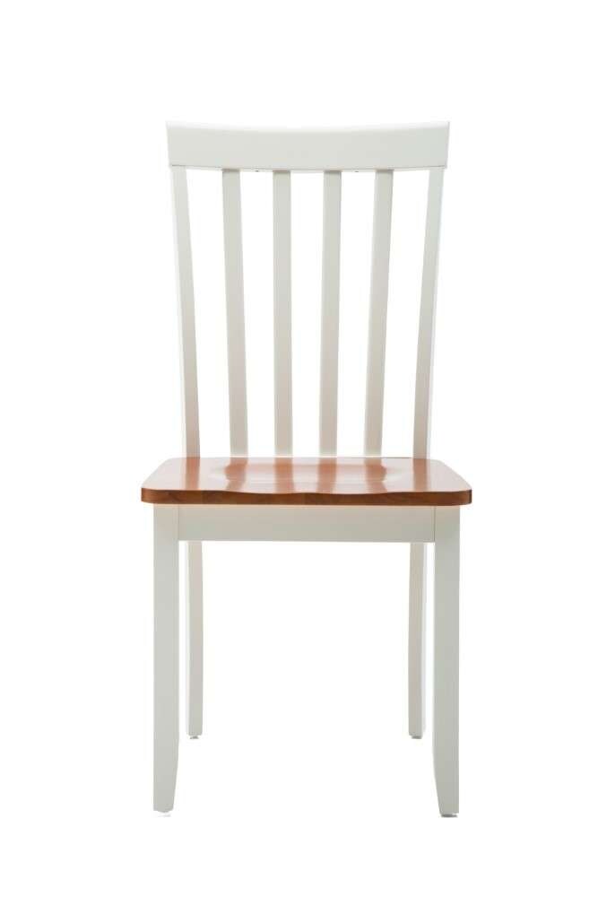 Boraam - Bloomington Dining Chair in White and Honey Oak (Set of 2) - 22031 veiw 8