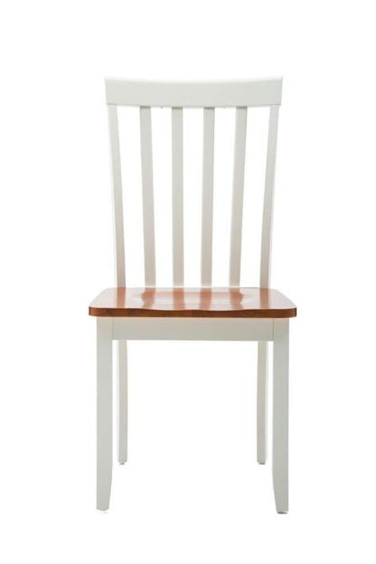 Boraam - Bloomington Dining Chair in White and Honey Oak (Set of 2) - 22031 veiw 8