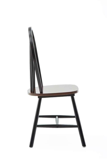 Boraam - Farmhouse Chair in Black and Cherry (Set of 2) - 31516 veiw 2
