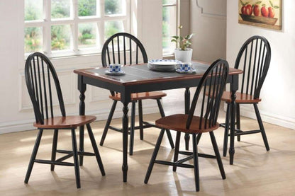 Boraam - Farmhouse Chair in Black and Cherry (Set of 2) - 31516 veiw 9