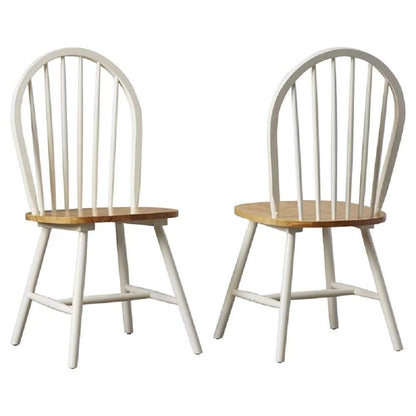Boraam - Farmhouse Chair in White and Natural (Set of 2) - 31316 veiw 3