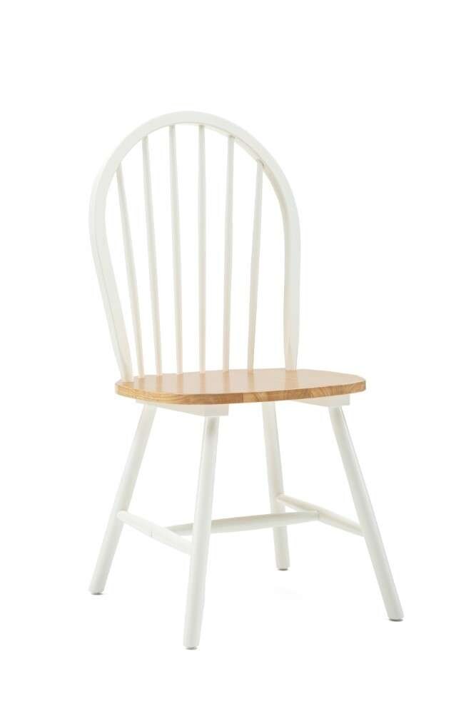 Boraam - Farmhouse Chair in White and Natural (Set of 2) - 31316 veiw 4