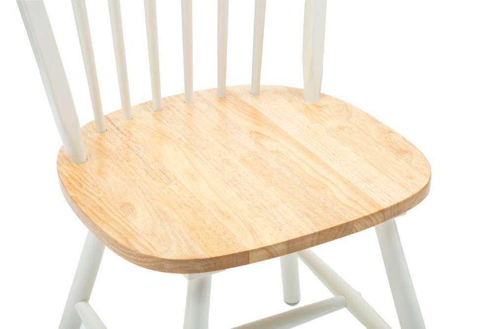 Boraam - Farmhouse Chair in White and Natural (Set of 2) - 31316 veiw 5