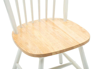 Boraam - Farmhouse Chair in White and Natural (Set of 2) - 31316 veiw 5
