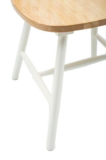 Boraam - Farmhouse Chair in White and Natural (Set of 2) - 31316 veiw 7