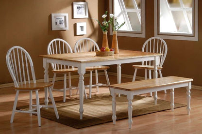 Boraam - Farmhouse Chair in White and Natural (Set of 2) - 31316 veiw 9